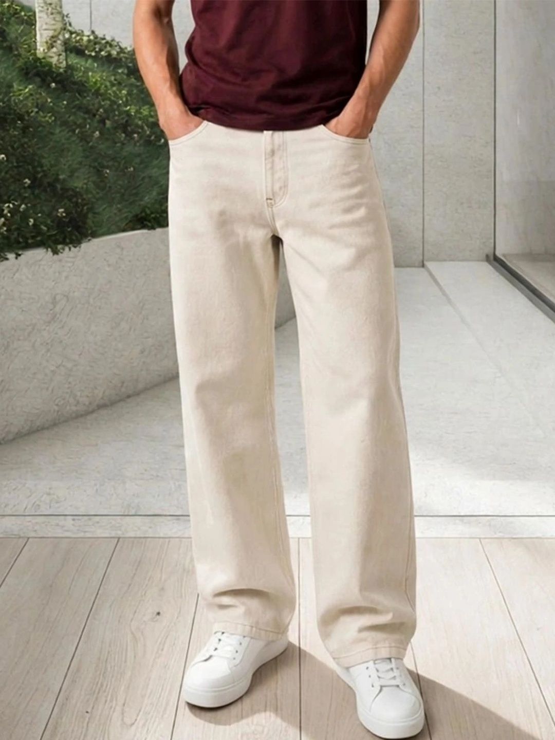 Kook N Keech Men Classic Regular Fit Mid-Rise Stretchable Jeans