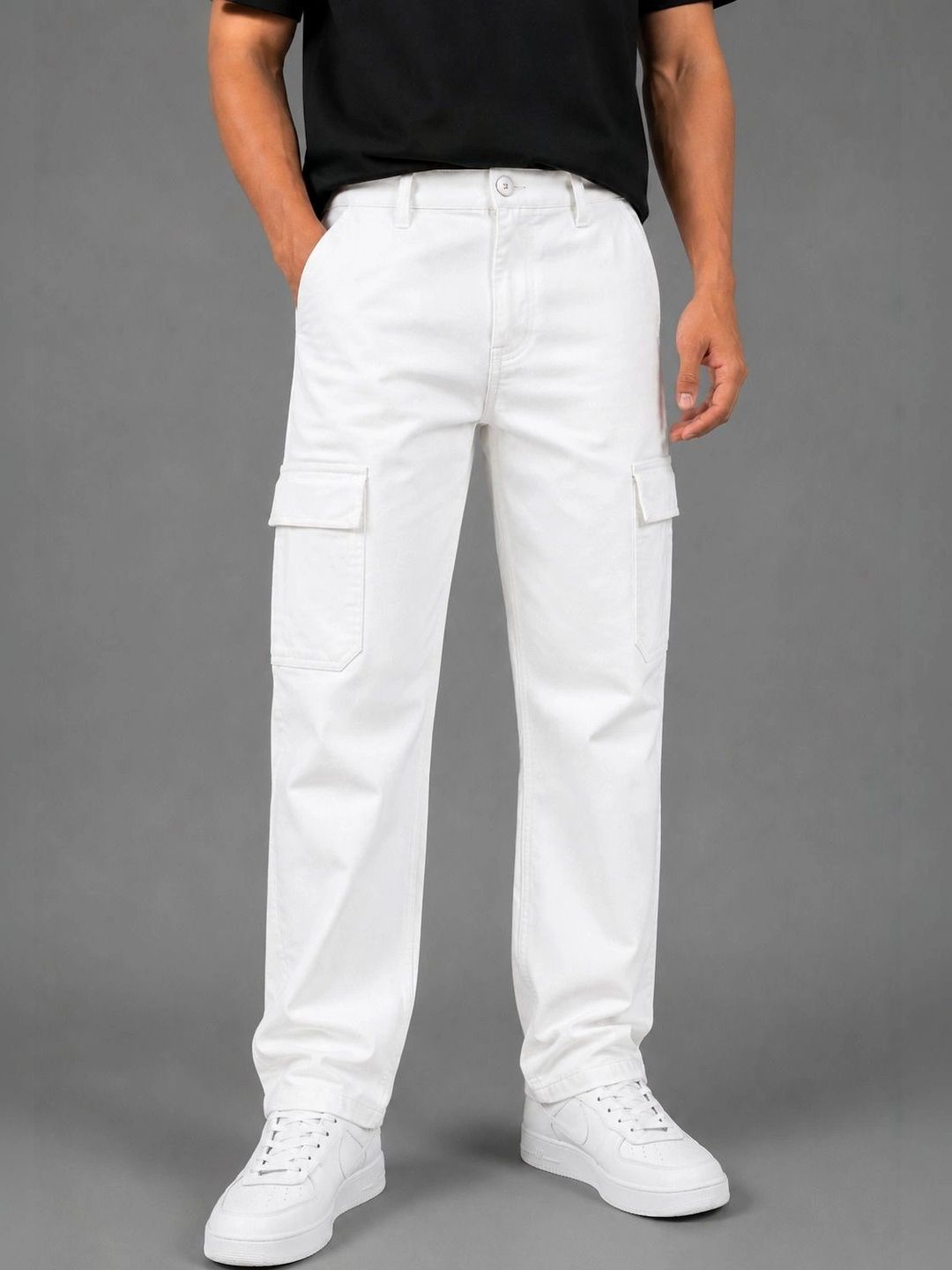 MQ Denim Men Straight Fit Mid-Rise Jeans