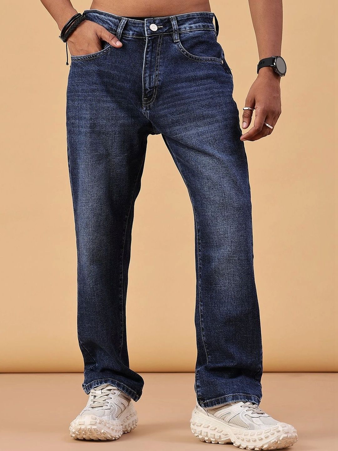 V-Mart Men Regular Fit Mid-Rise Jeans
