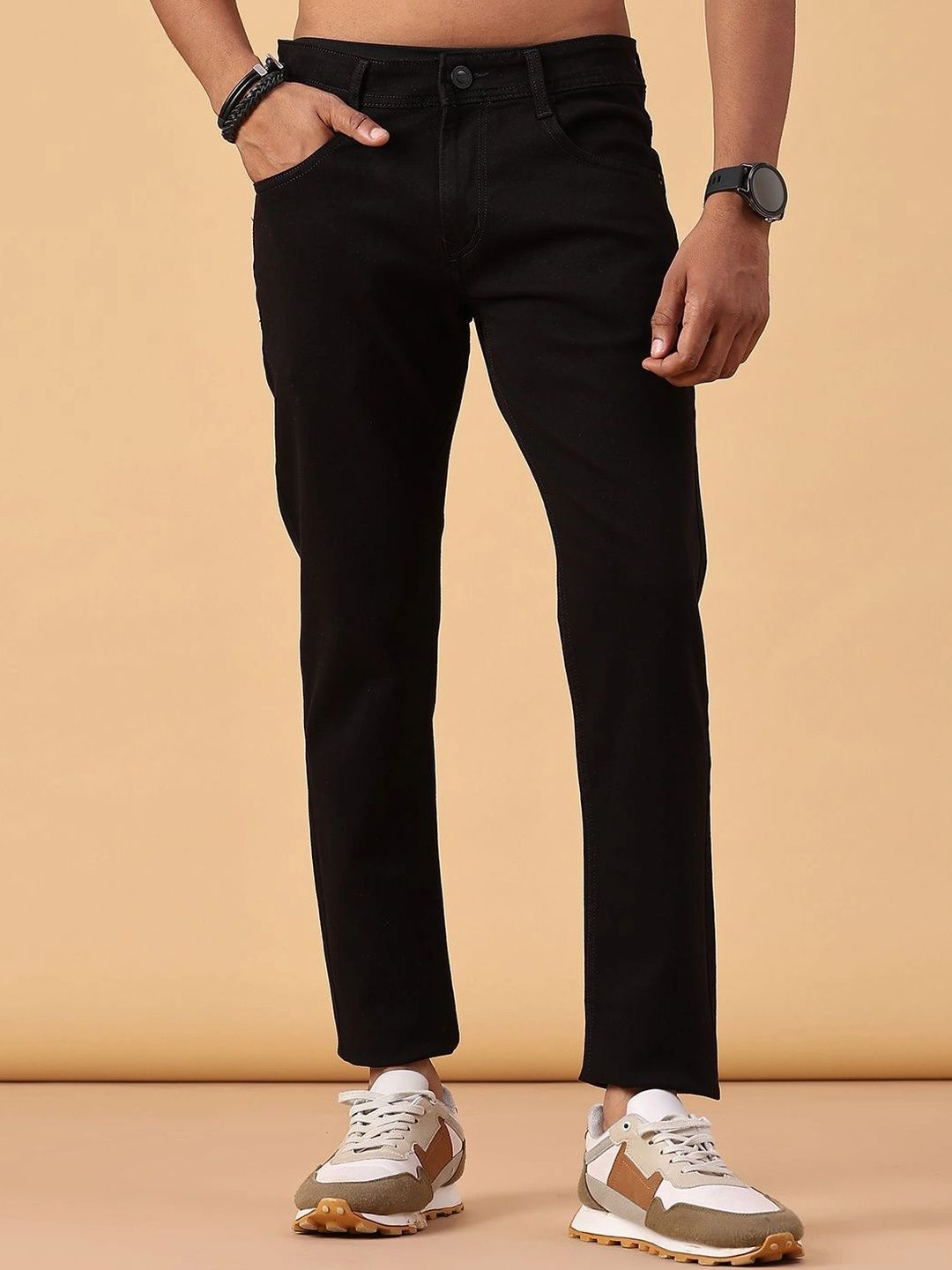 V-Mart Men Slim Fit Mid-Rise Jeans