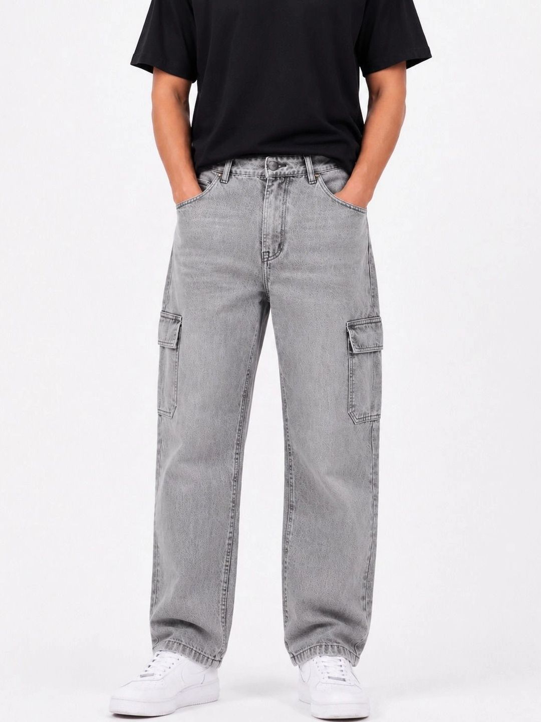 MQ Denim Men Straight Fit Mid-Rise Jeans