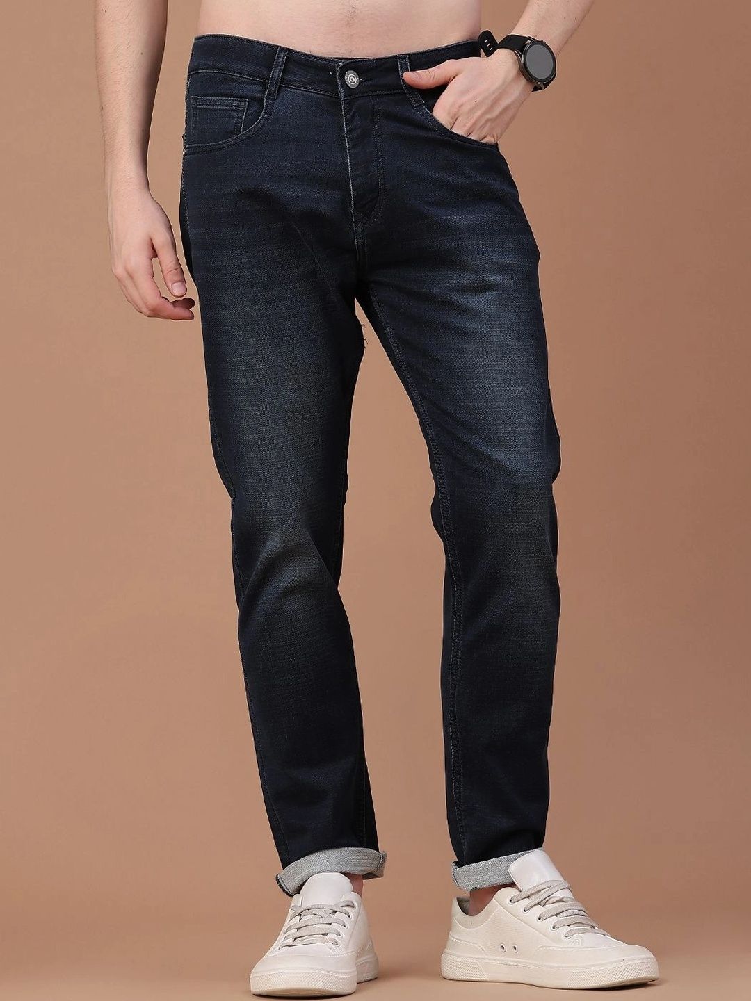 V-Mart Men Regular Fit Mid-Rise Jeans