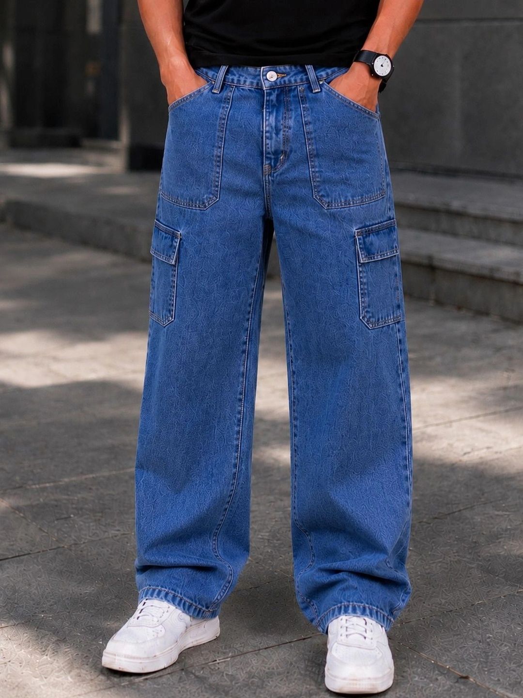 MQ Denim Men Straight Fit Mid-Rise Jeans