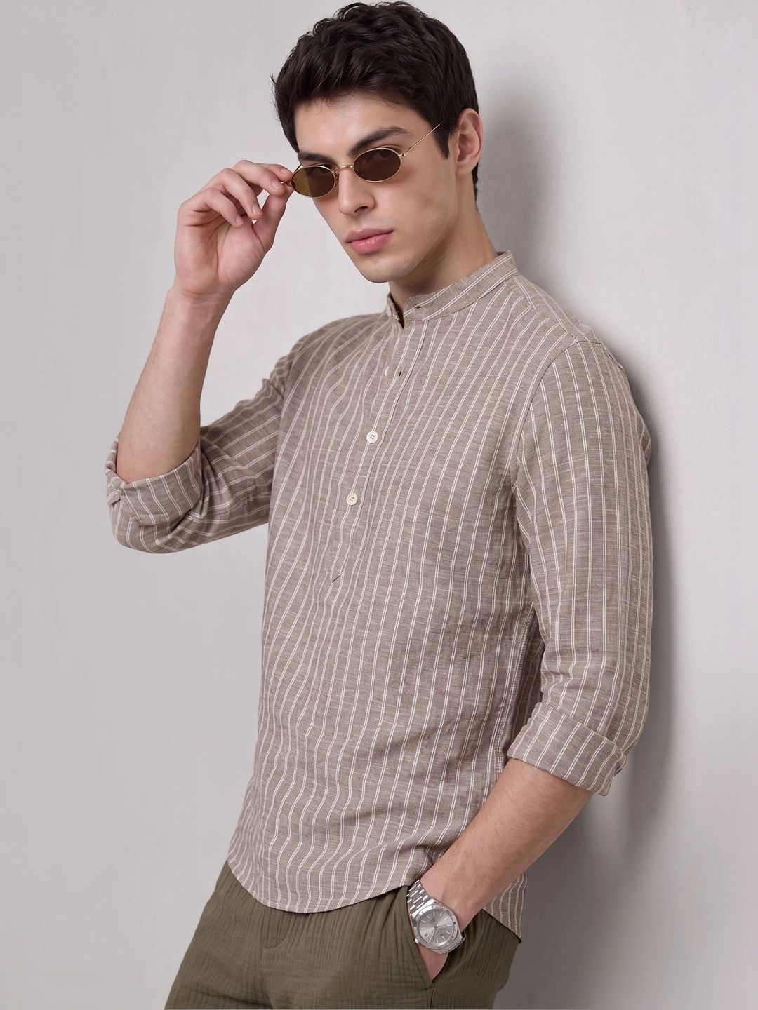 MAAHI FABS Men Striped Kurta