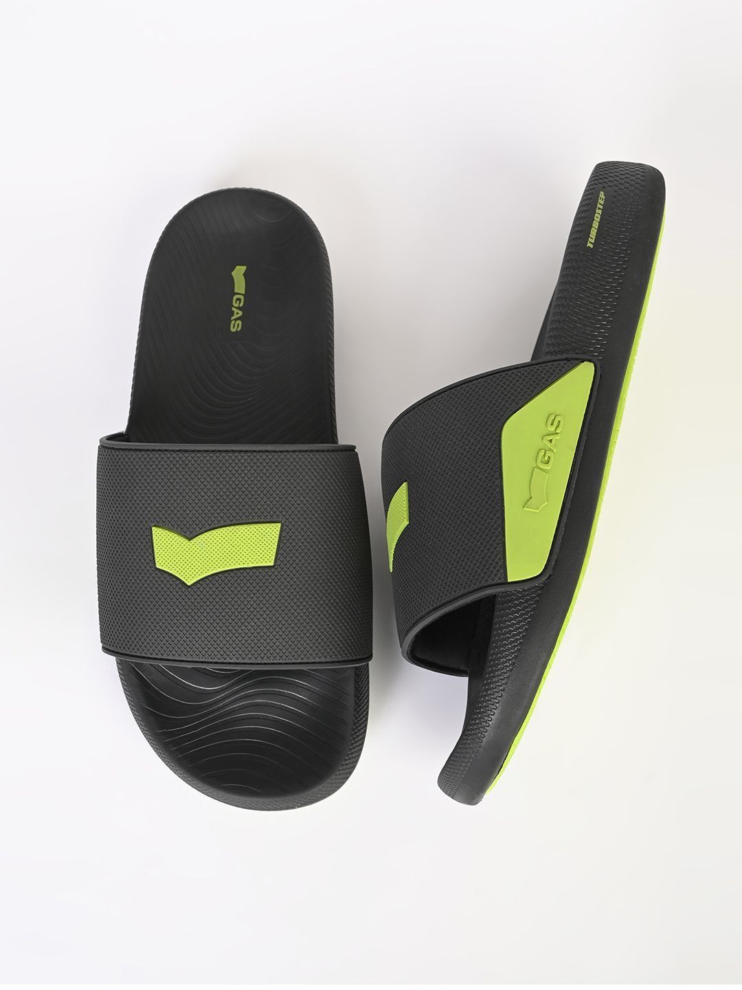 GAS Men Breeze X Black Slides