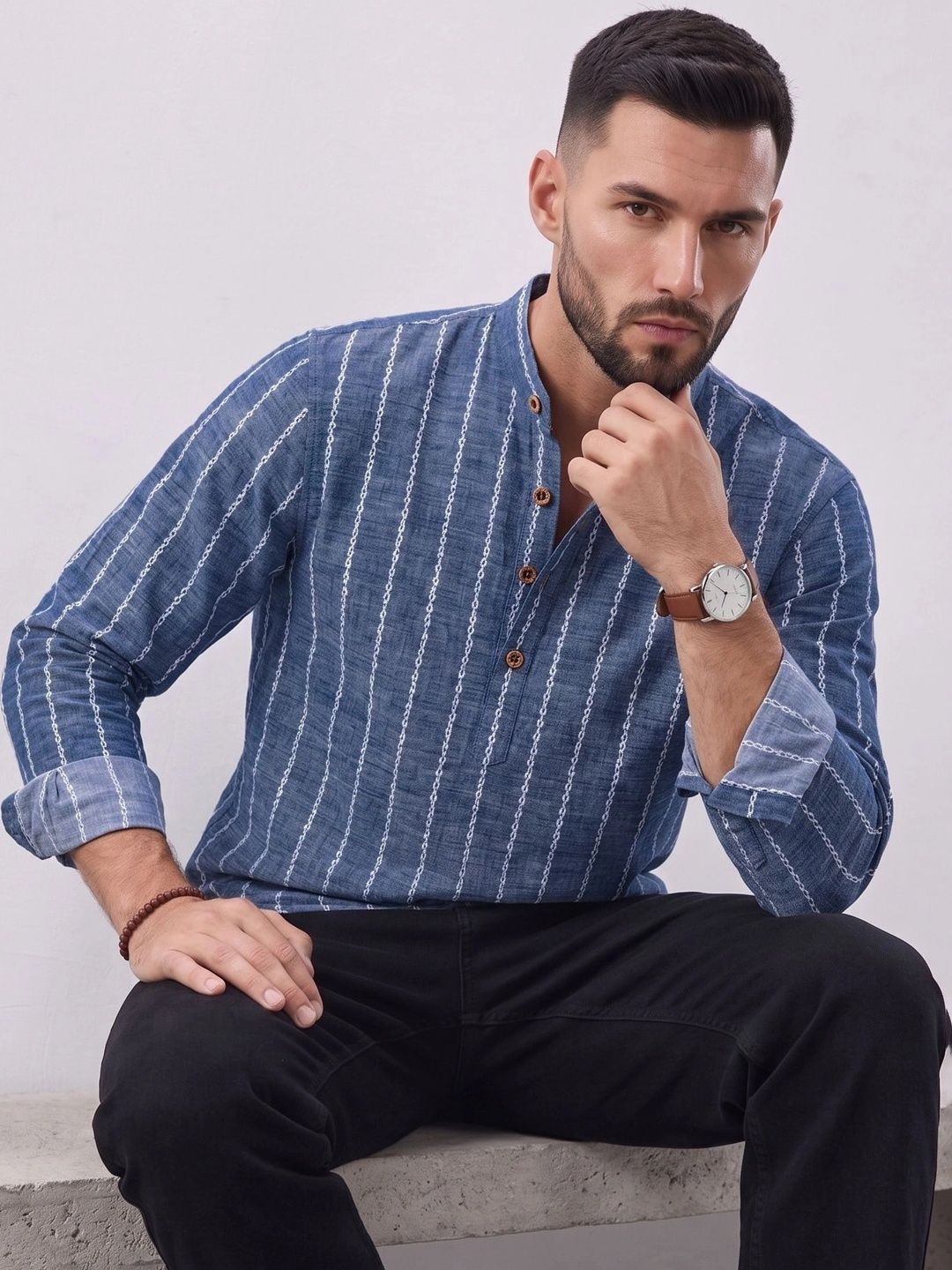 MAAHI FABS Men Printed Kurta