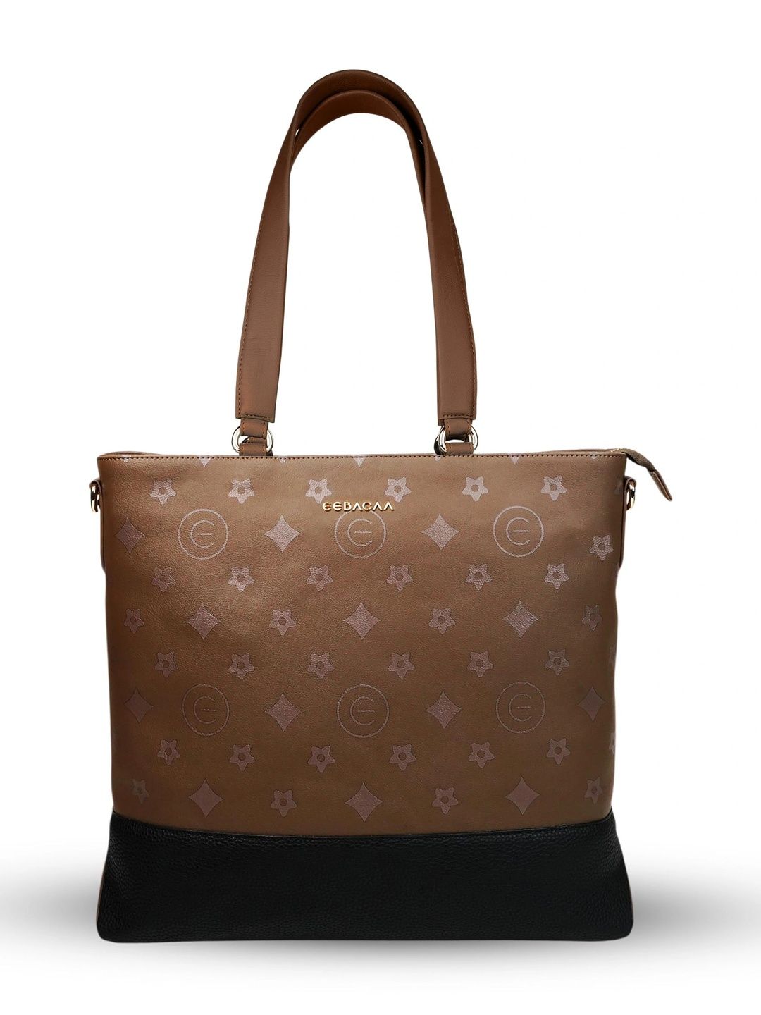 EEBAGAA Tote Handbag Brown