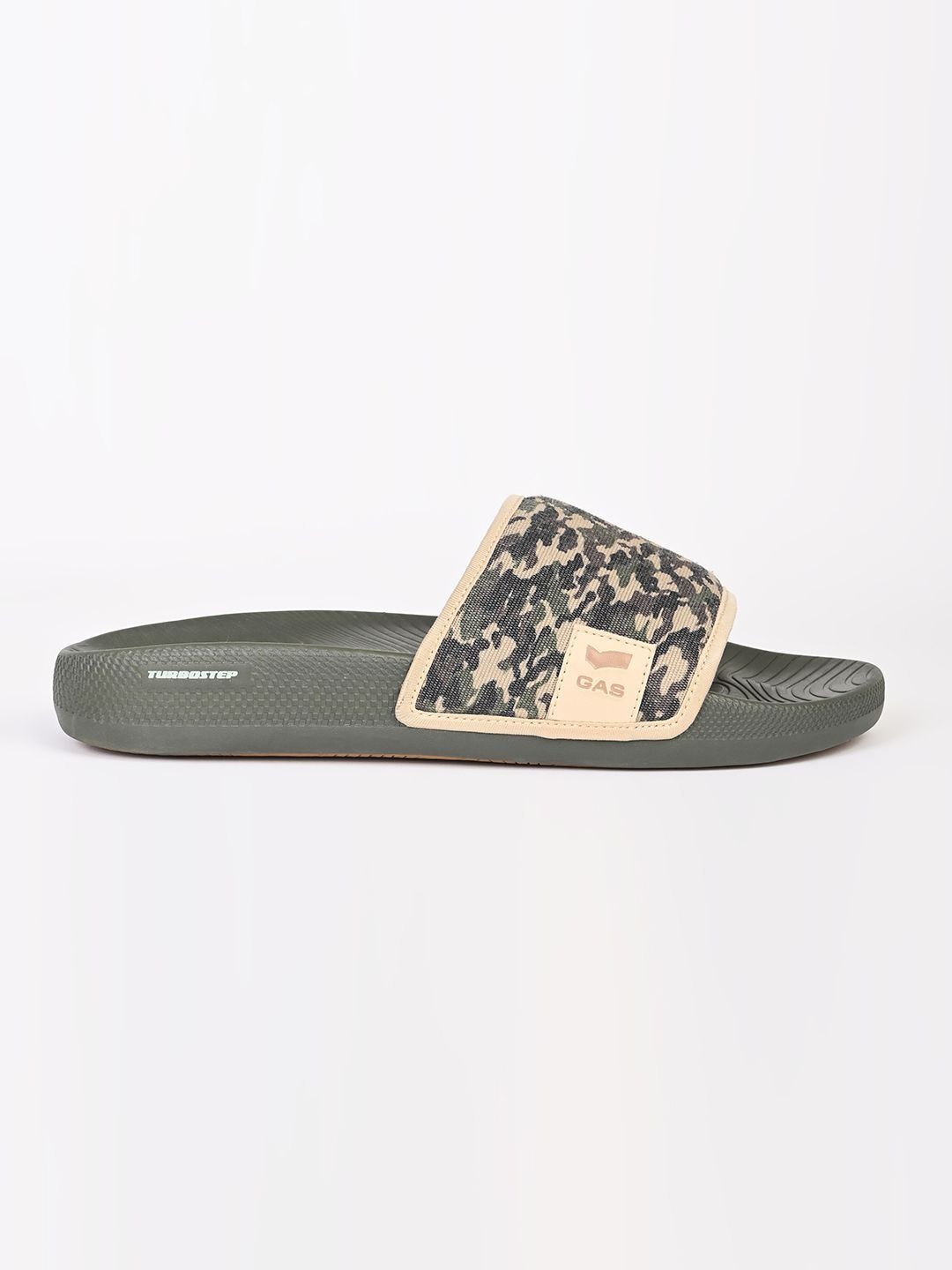 GAS Men NeoSplash Olive Beige Slides