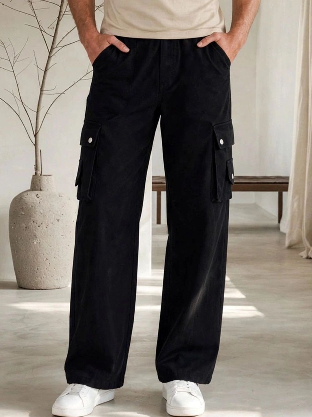 FLARING Men Classic Regular Fit Mid-Rise Stretchable Jeans