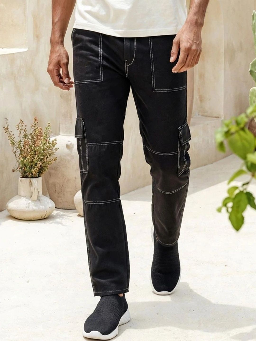 Moda Star Men Classic Regular Fit Mid-Rise Stretchable Jeans