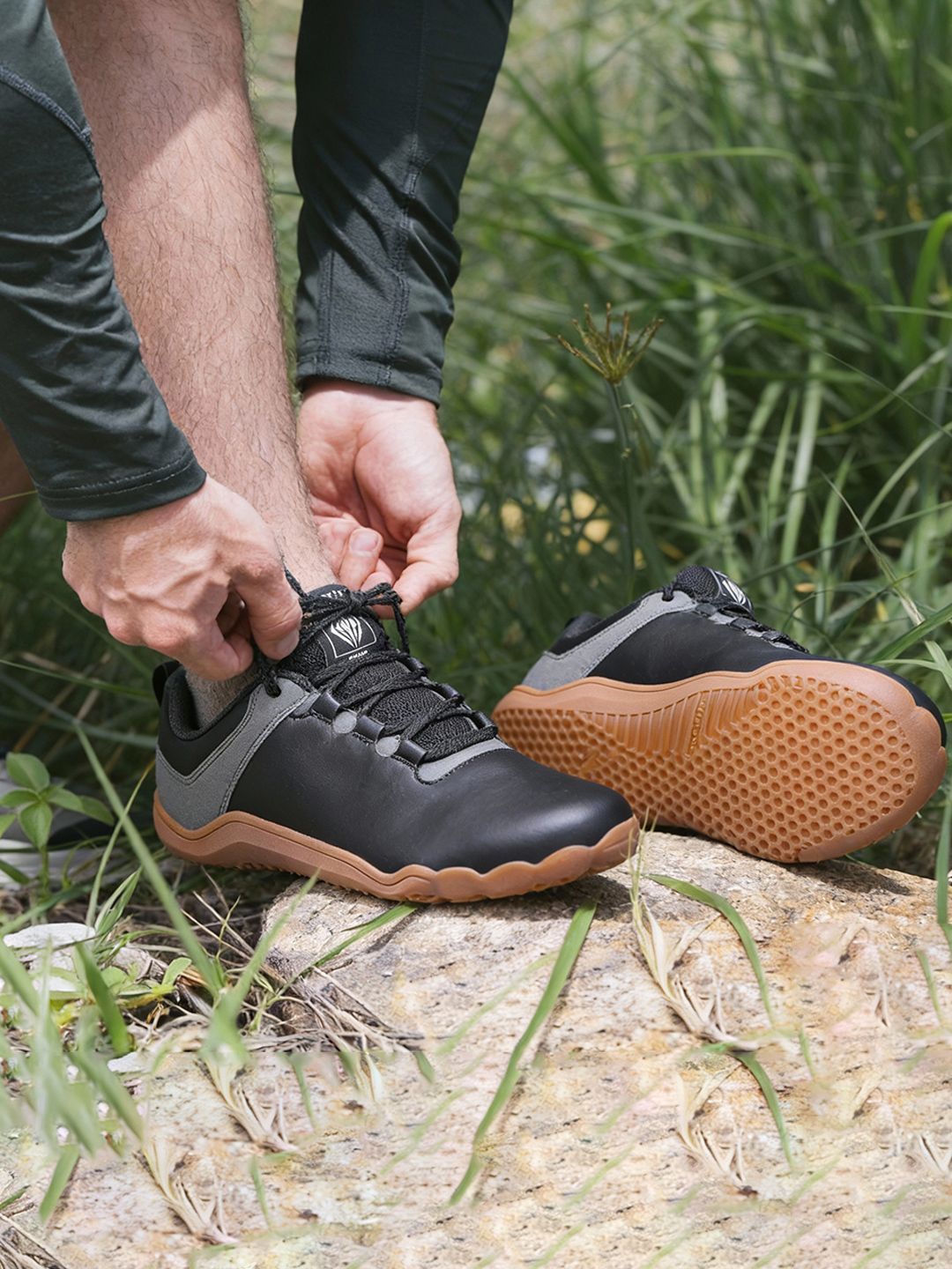 IMPAKTO Men CoreStep Barefoot Shoes For Training & Running Non Marking Sole & Washable