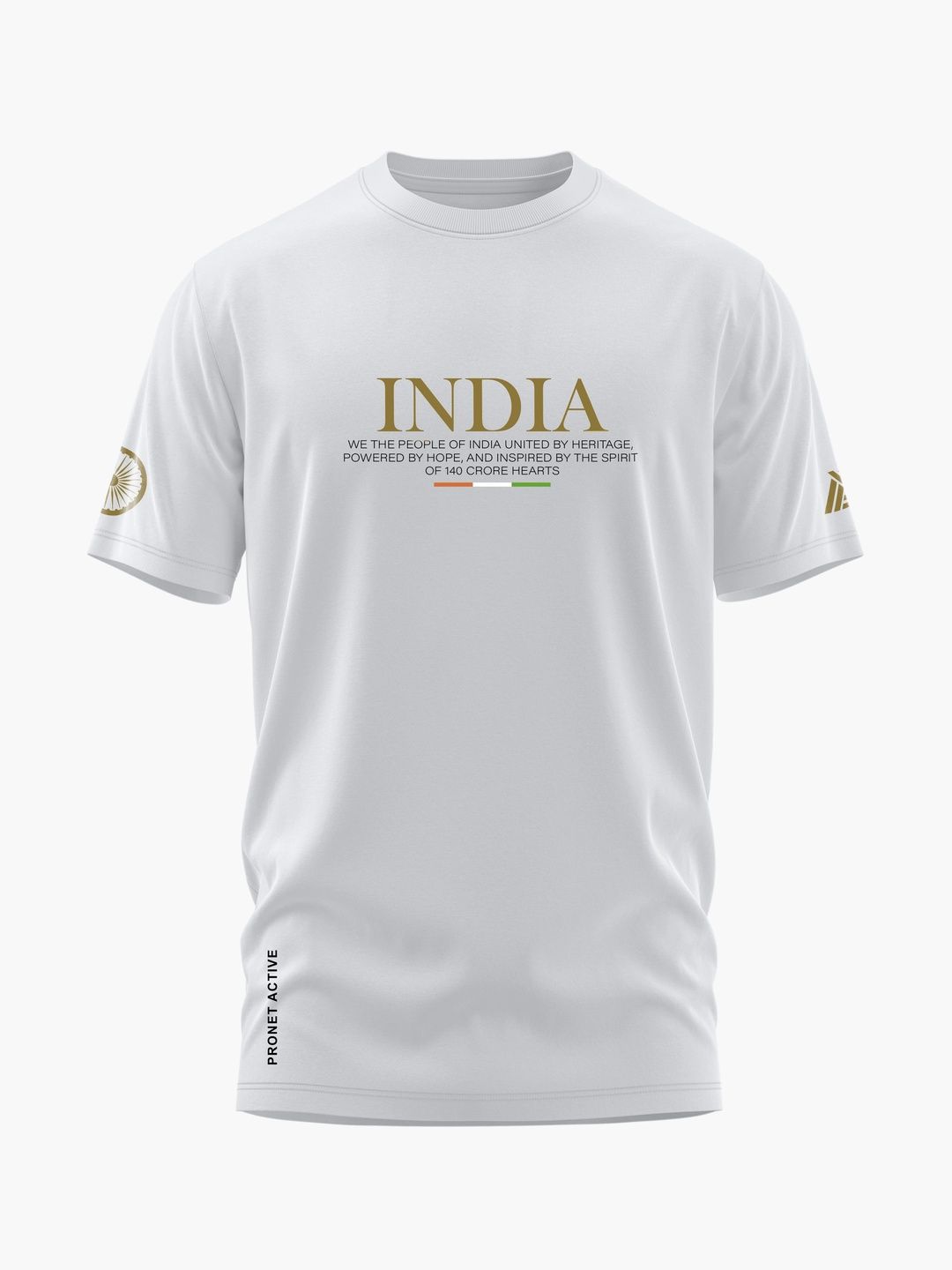 PRONET ACTIVE Men Typography Printed T-shirt