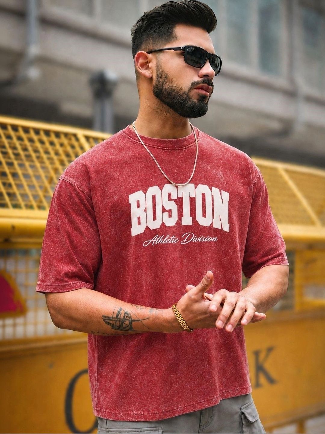 VELS CLOTHING Men Typography Printed Bio Finish T-shirt