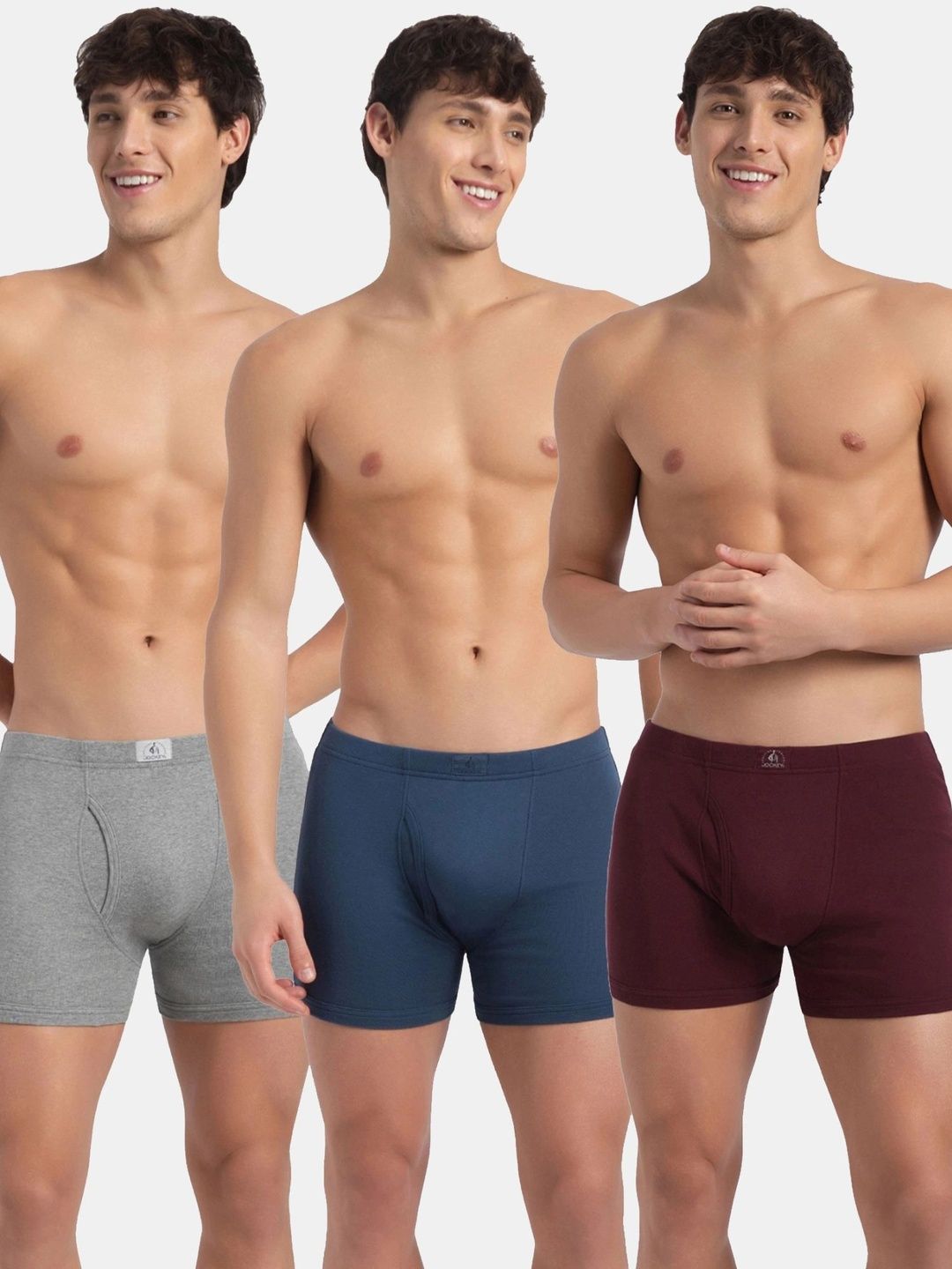 Jockey Men Pack of 3 Cotton Rib Trunk