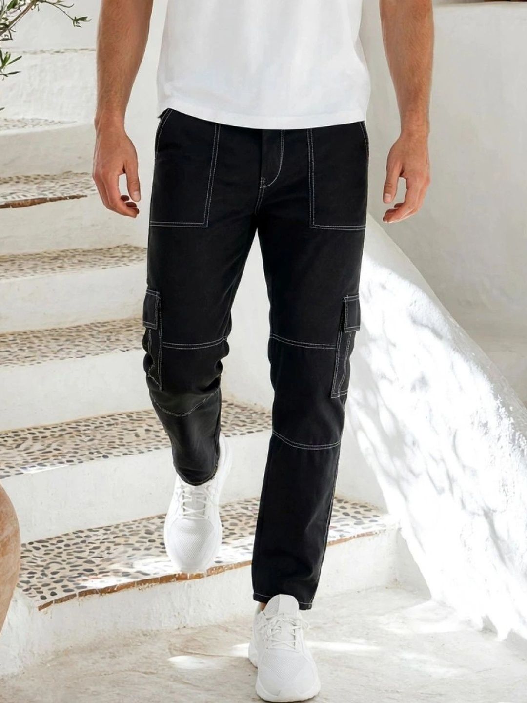 Moda Star Men Classic Regular Fit Mid-Rise Stretchable Jeans