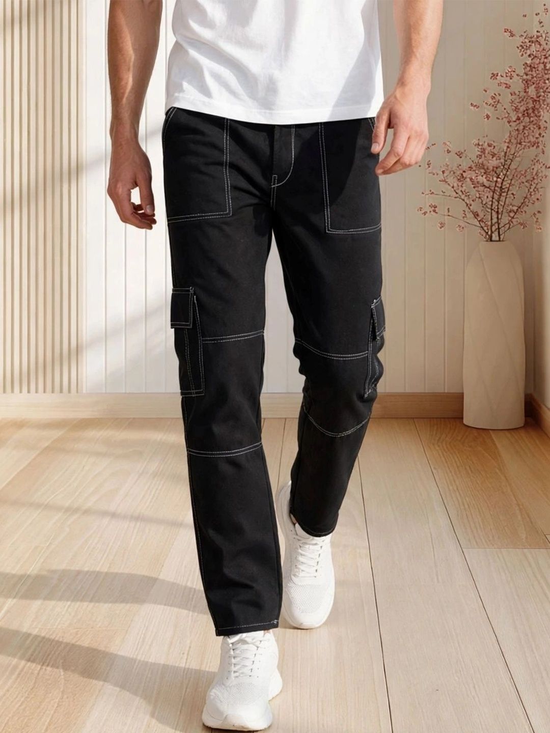 Moda Star Men Classic Regular Fit Mid-Rise Stretchable Jeans