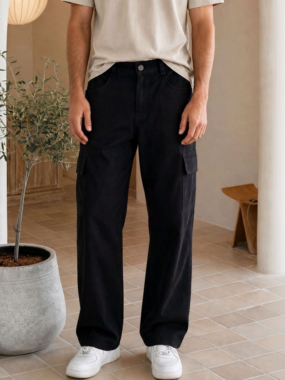 Moda Rapido Men Classic Relaxed Fit Mid-Rise Stretchable Jeans