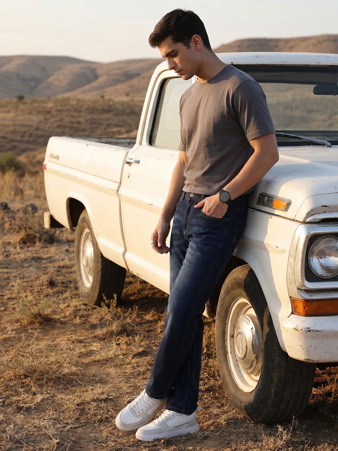 The Roadster Life Co. Men Regular Fit Stretchable Jeans