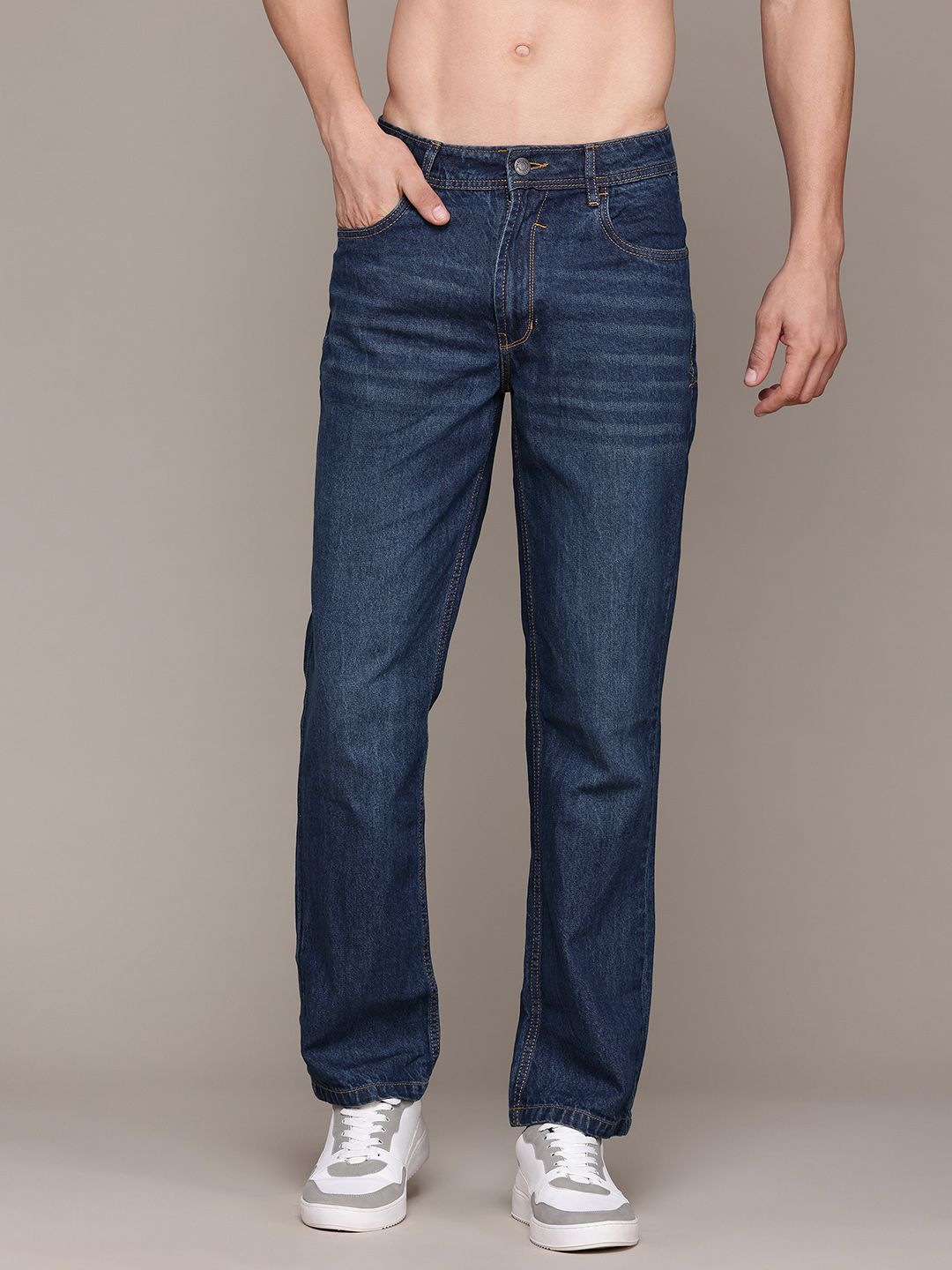 Roadster The Life Co. Men Non-Stretchable Pure Cotton Jeans