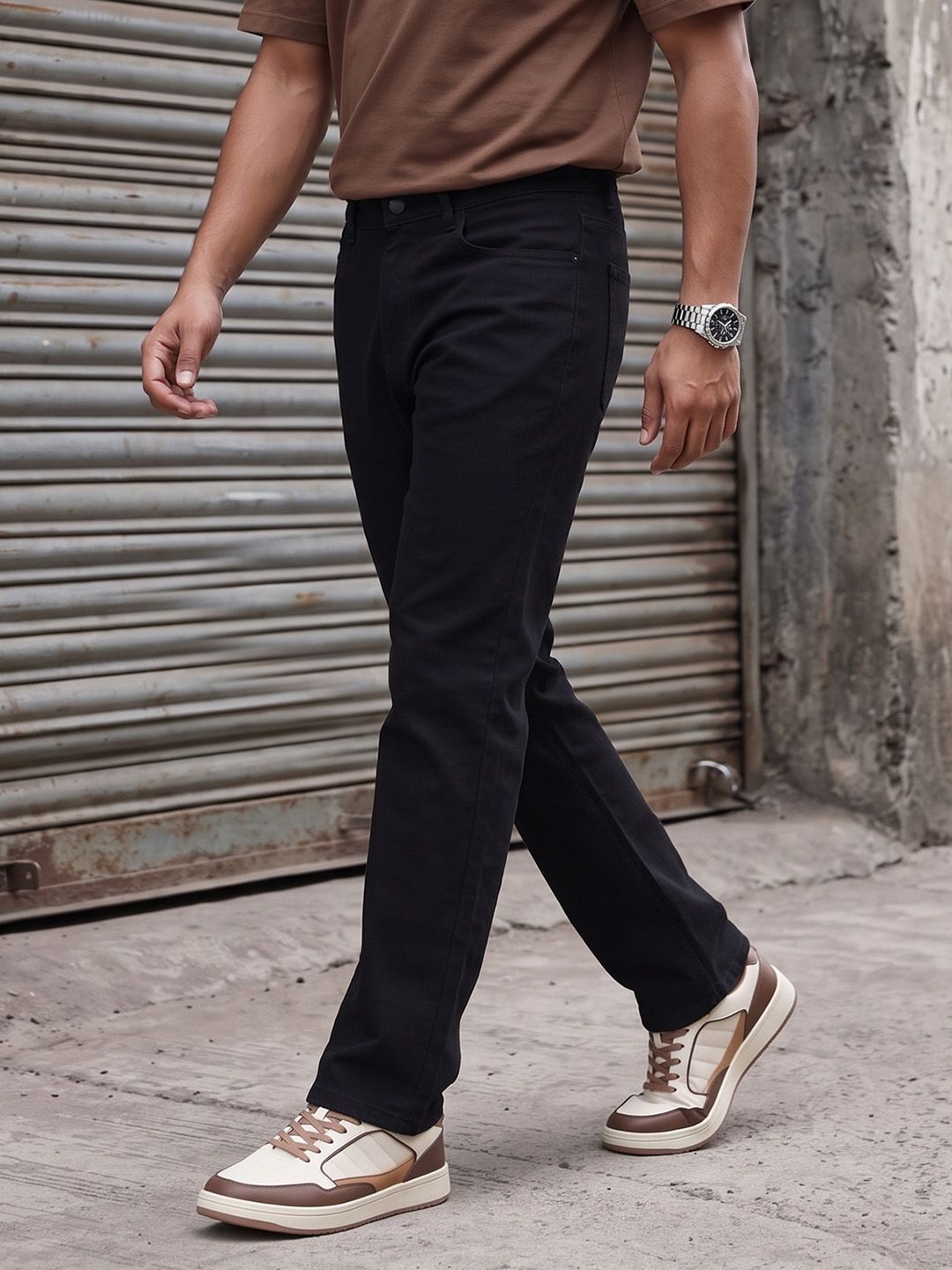 The Roadster Life Co. Regular Fit Stretchable Jeans