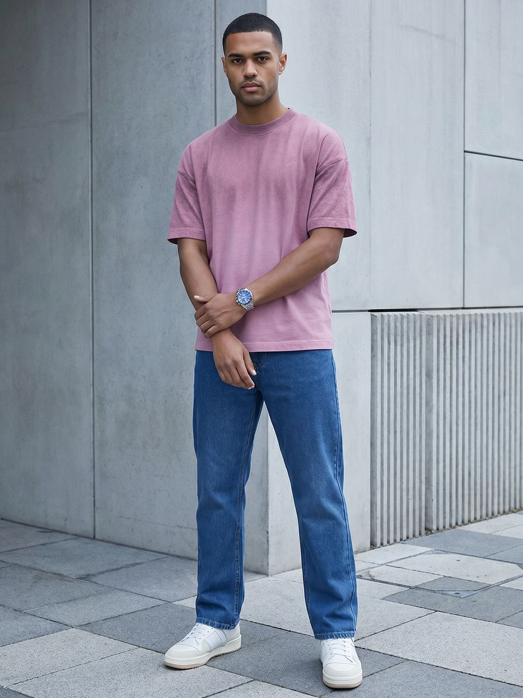 The Roadster Life Co. Men Regular Fit Mid-Rise Cotton Jeans