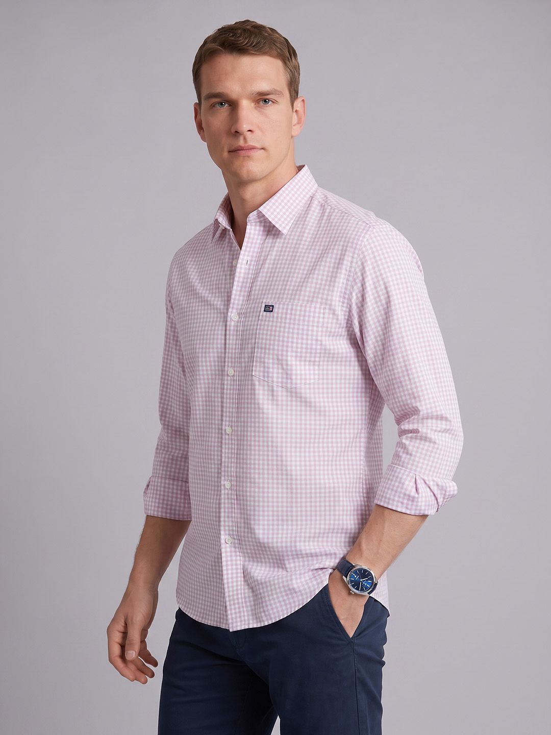 Arrow Sport Gingham Checked Casual Shirt