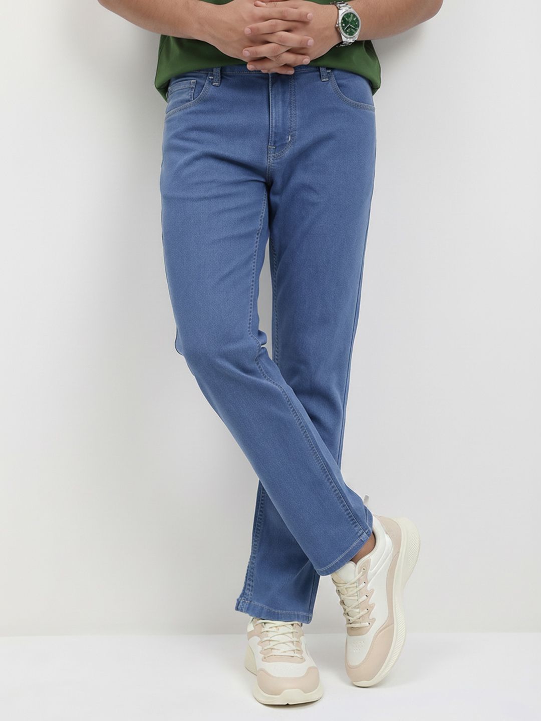 The Roadster Life Co. Men Regular Fit Stretchable Jeans