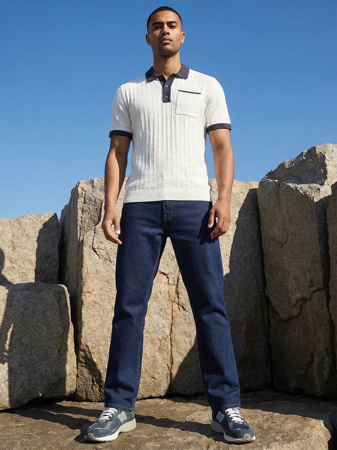 The Roadster Life Co. Men Regular Fit Mid-Rise Jeans