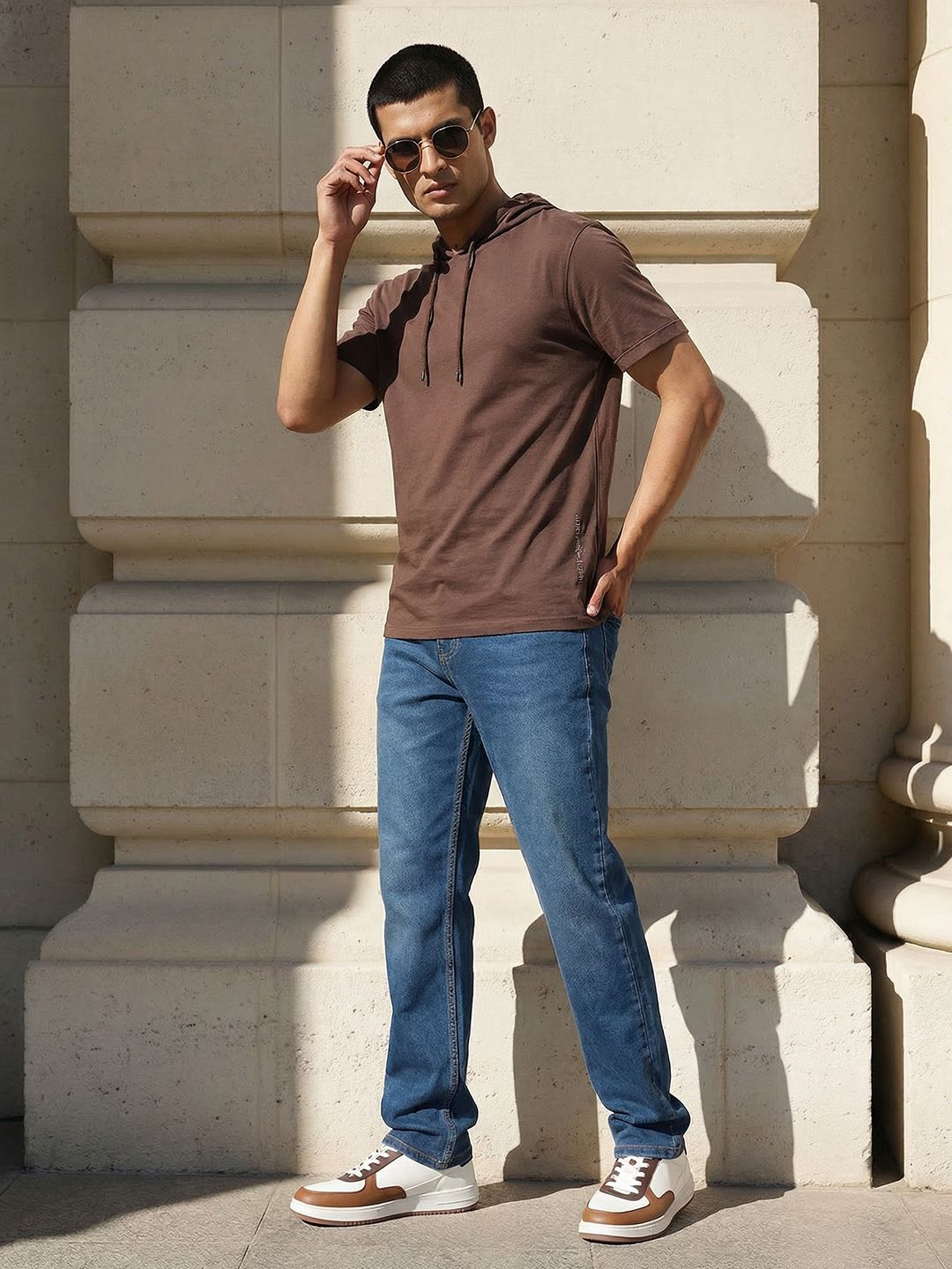 The Roadster Life Co. Men Regular Fit Mid-Rise Stretchable Jeans