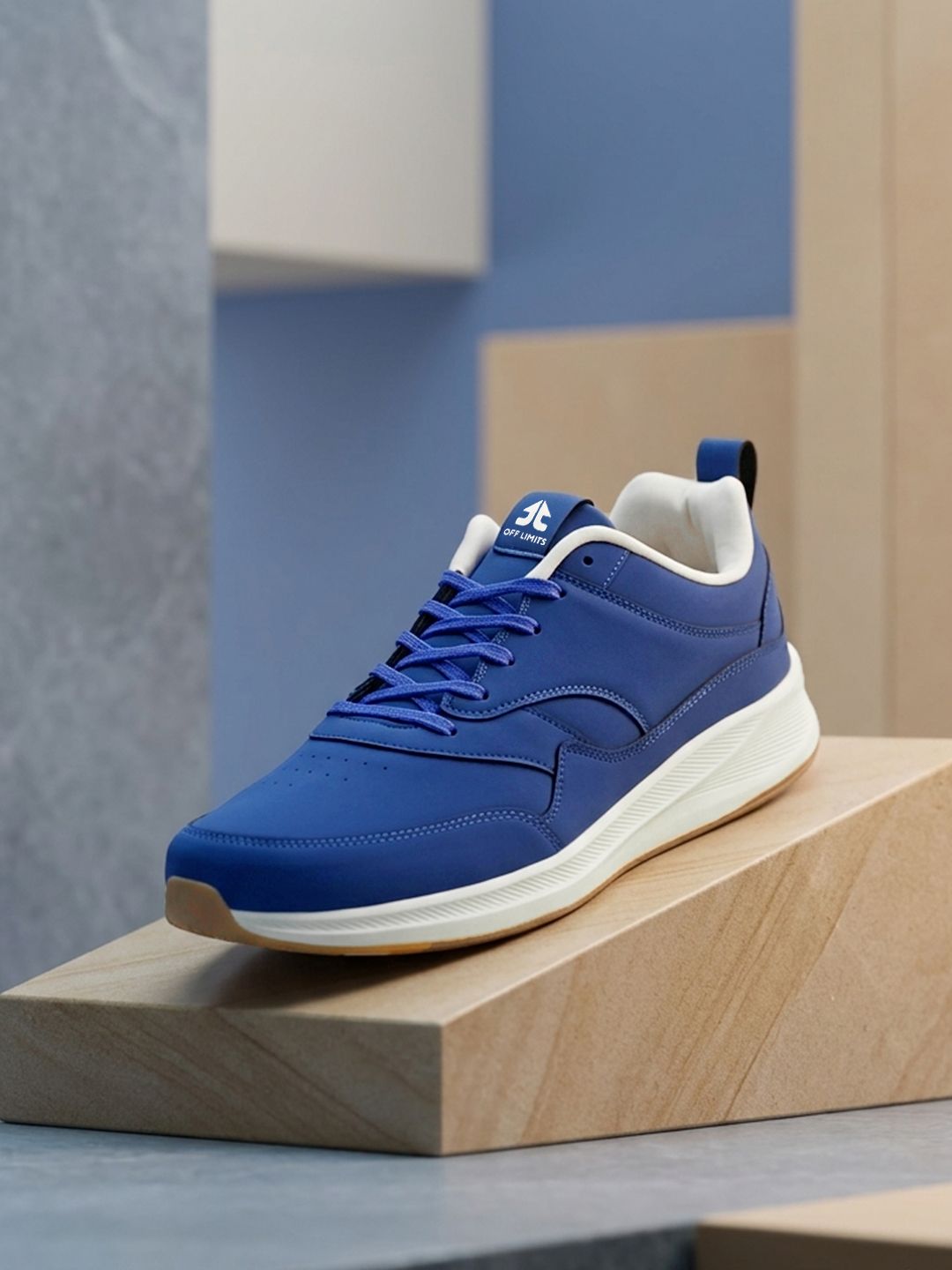 OFF LIMITS Men Blue Mesh Non-Marking Running Sports Shoes