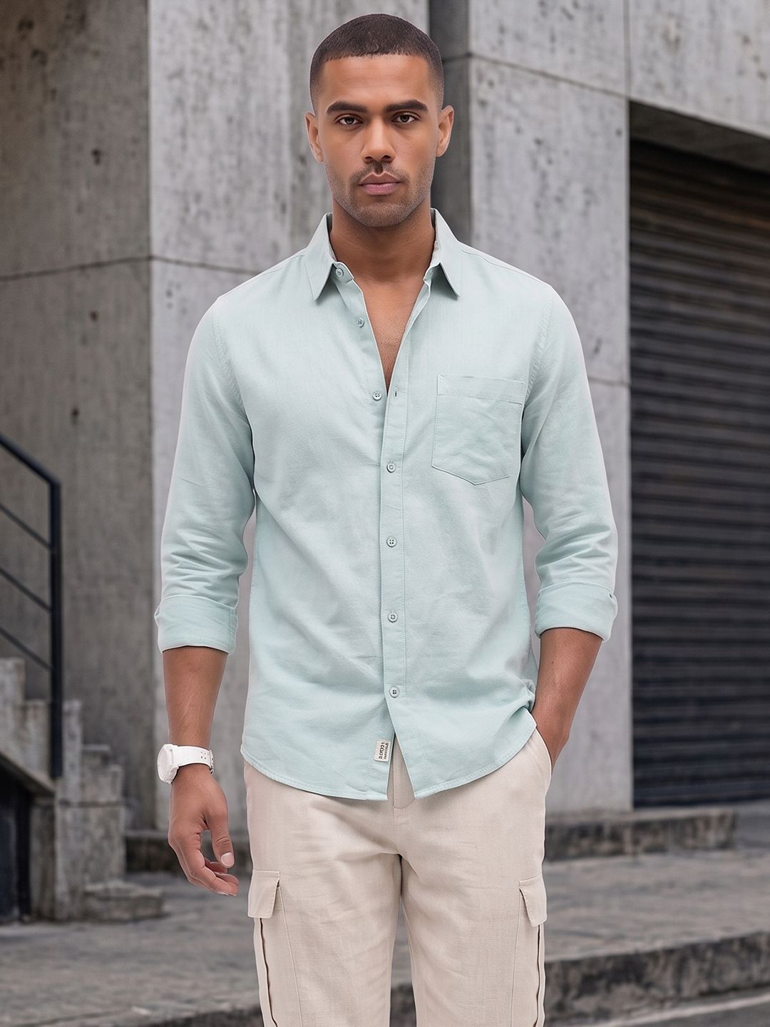 The Roadster Life Co. Pure Cotton Casual Shirt