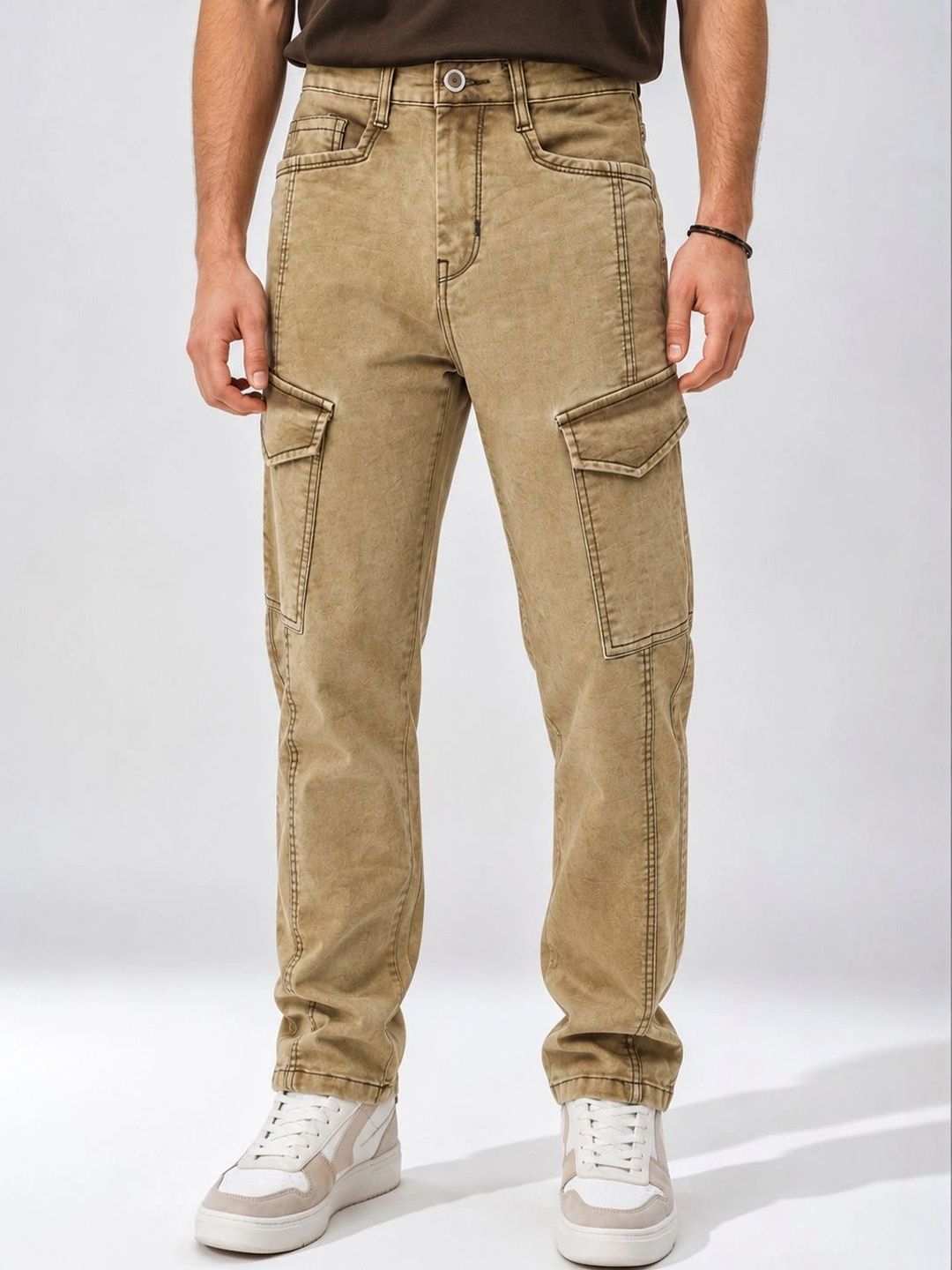 GEX Men Jean Relaxed Fit Mid-Rise Stretchable Jeans