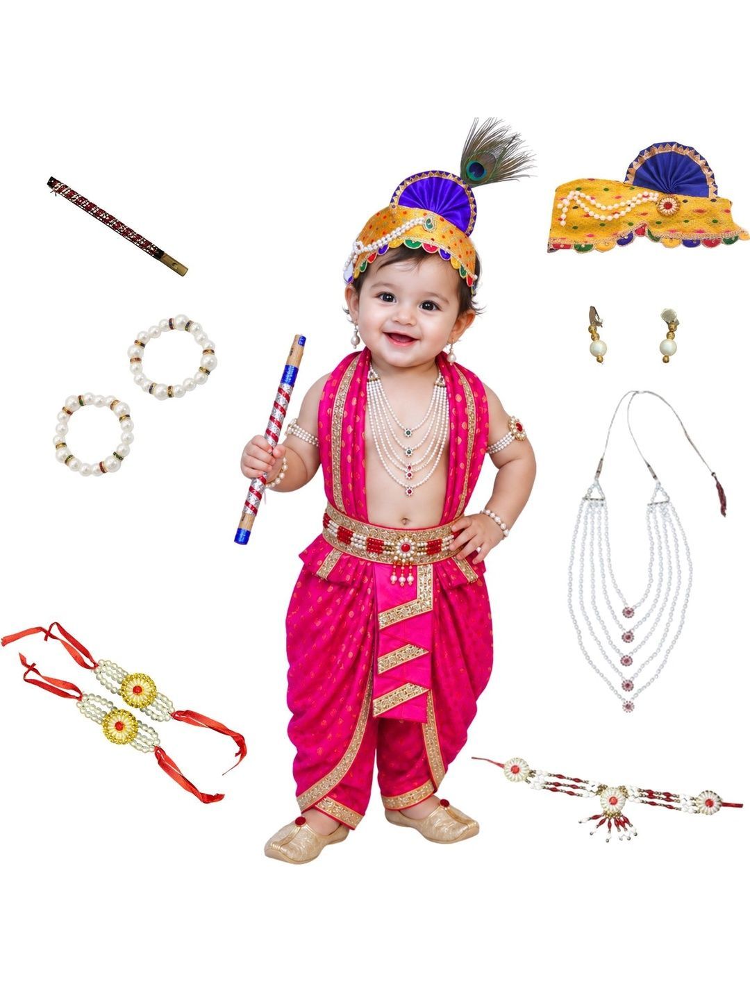 Kaku Fancy dresses Unisex Kids Printed Dhoti Pants