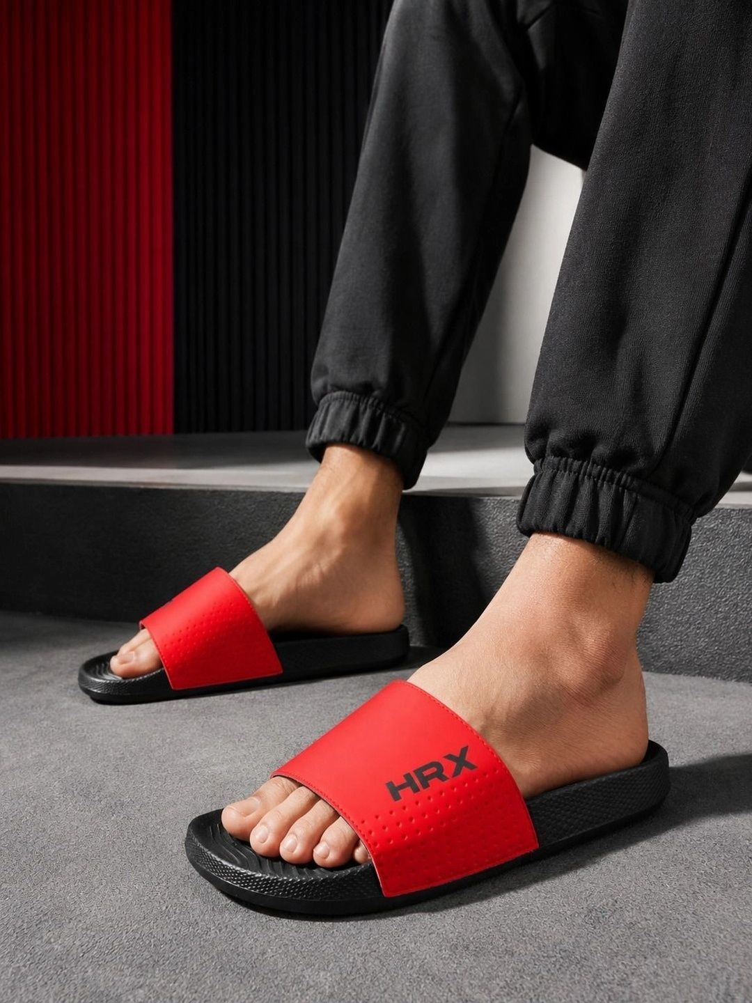 HRX by Hrithik Roshan Men Sliders