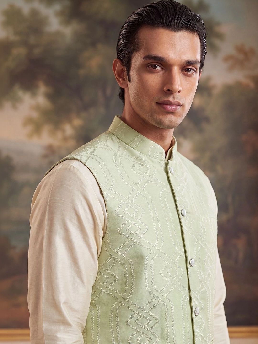 House of Pataudi Jacquard Woven Design Koti