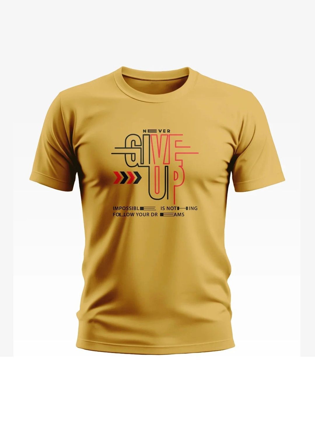 Warrior World Men Typography Printed T-shirt