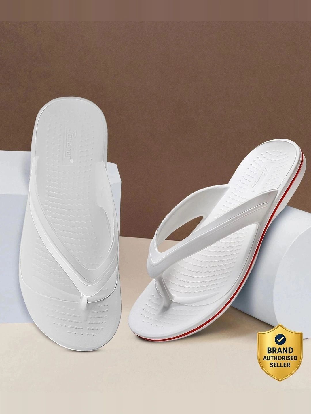 Paragon Men Lightweight Rubber Thong Flip-Flops