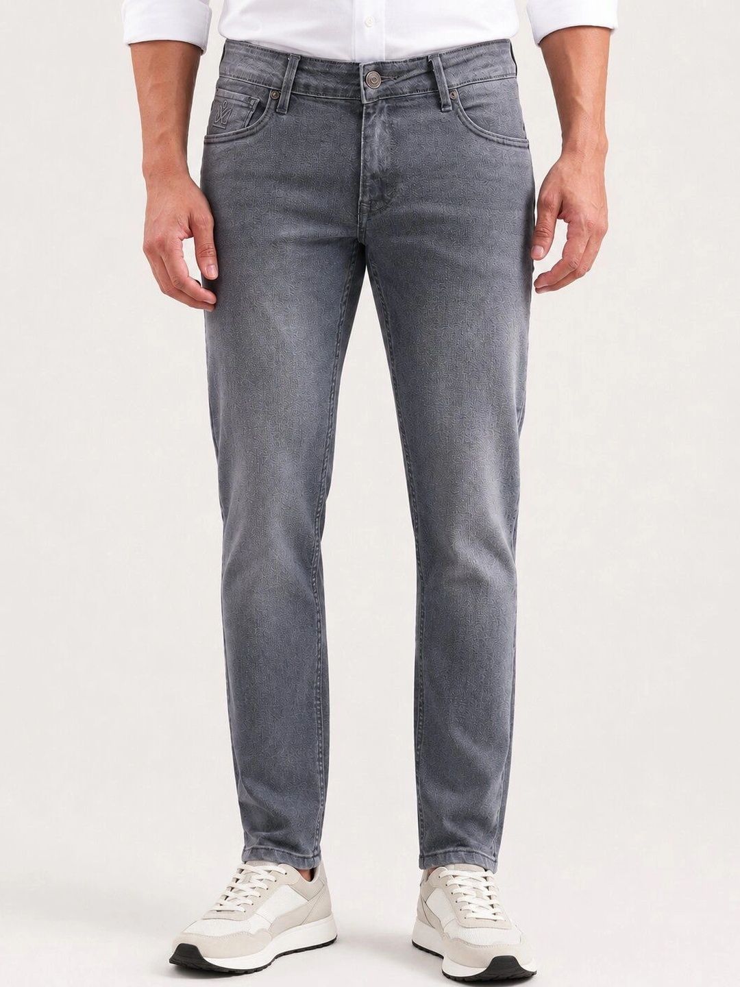 BRUMMELL Men Slim Fit Mid-Rise Jeans