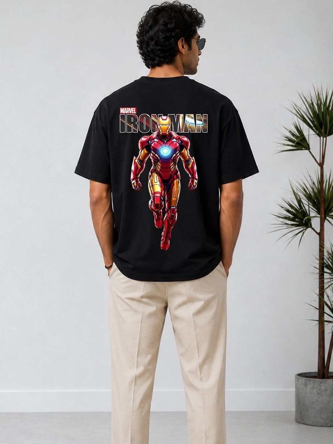BRAHMOR Men Iron Man Printed T-shirt