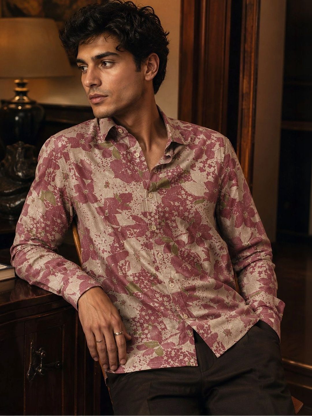 CAHOOT Men Standard Floral Printed Casual Shirt