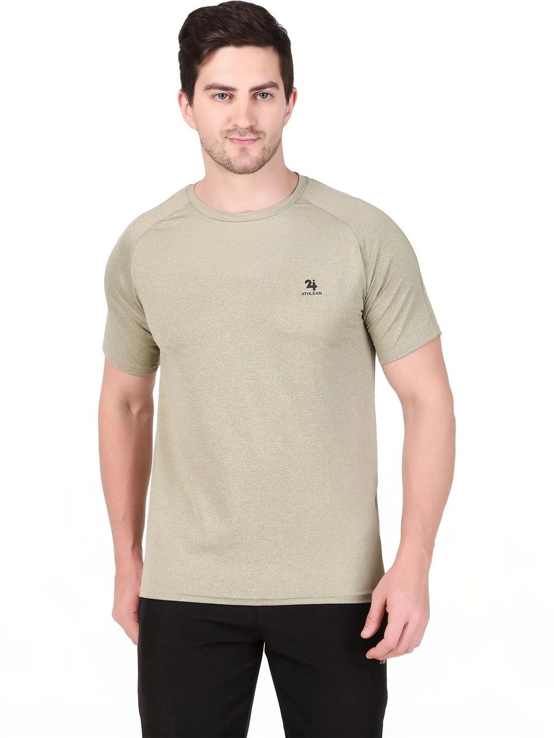 Athlean Men Brand Logo T-shirt