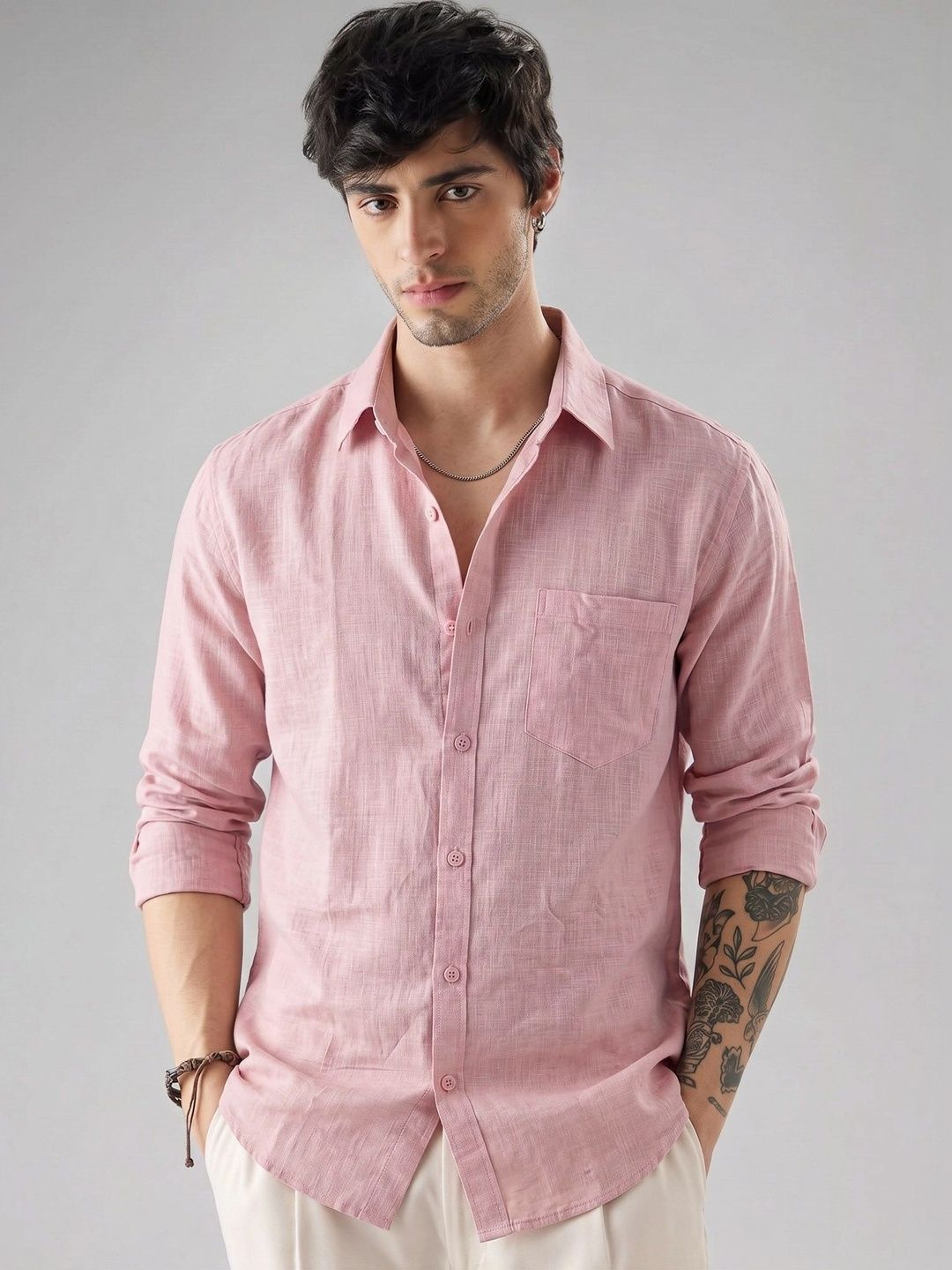 Greet Fashion Men Casual Shirt