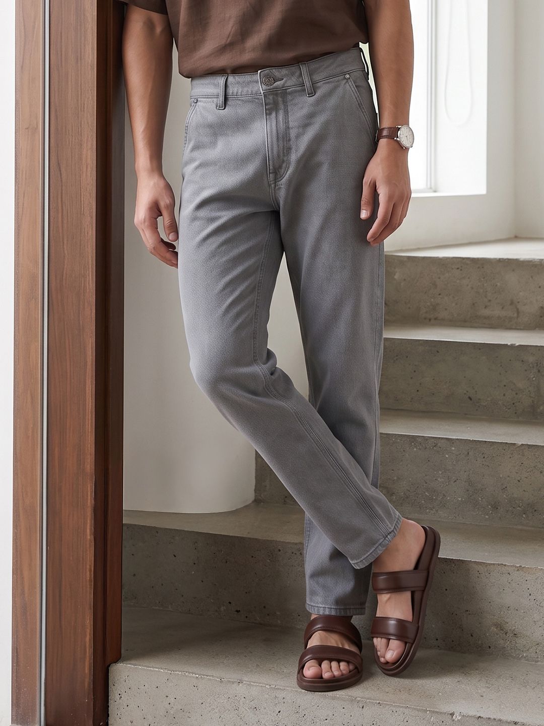 Mr Bowerbird Regular Fit Classic Wash Slant Pocket Jeans