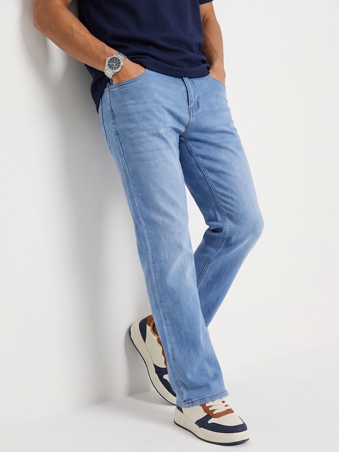 The Roadster Life Co. Men Light Fade Jeans