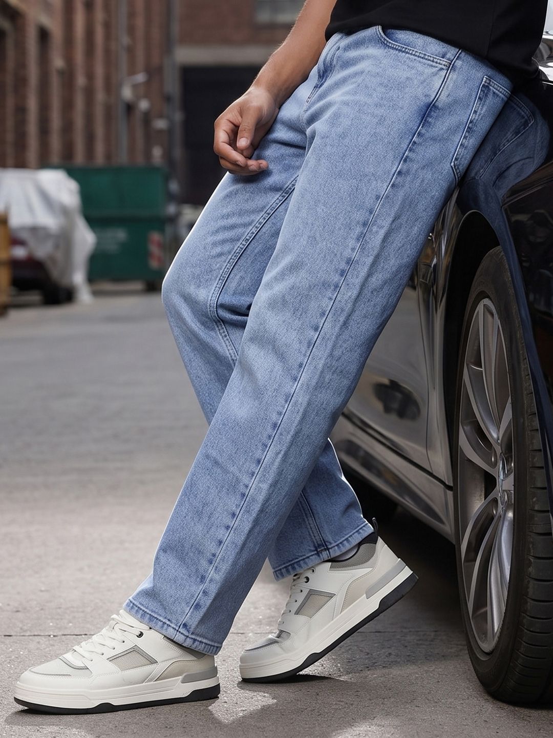 The Roadster Life Co. Men Light Fade Stretchable Jeans