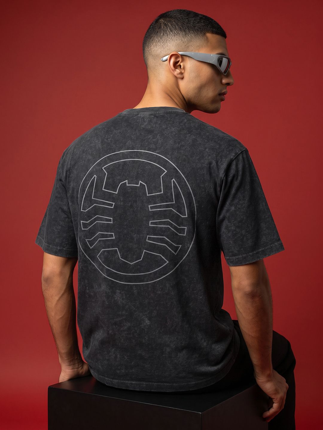 MARVEL STREET Oversized Spider-Man Printed T-shirt