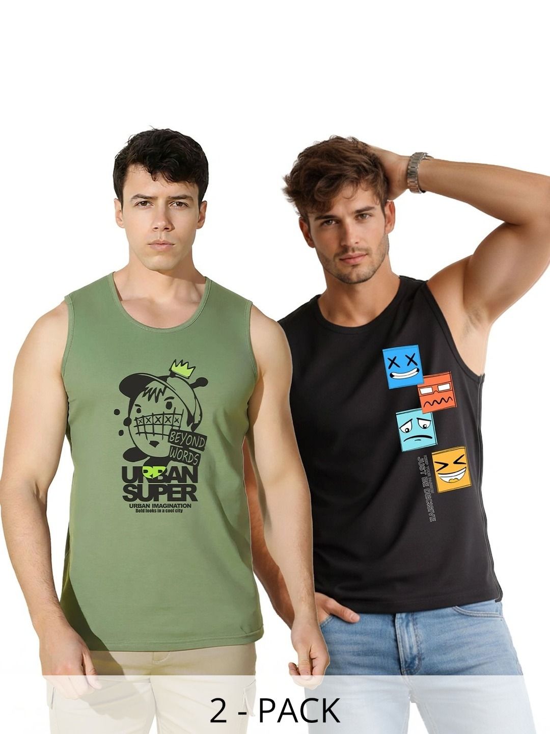 SLOWLORIS Men 2 Printed T-shirt