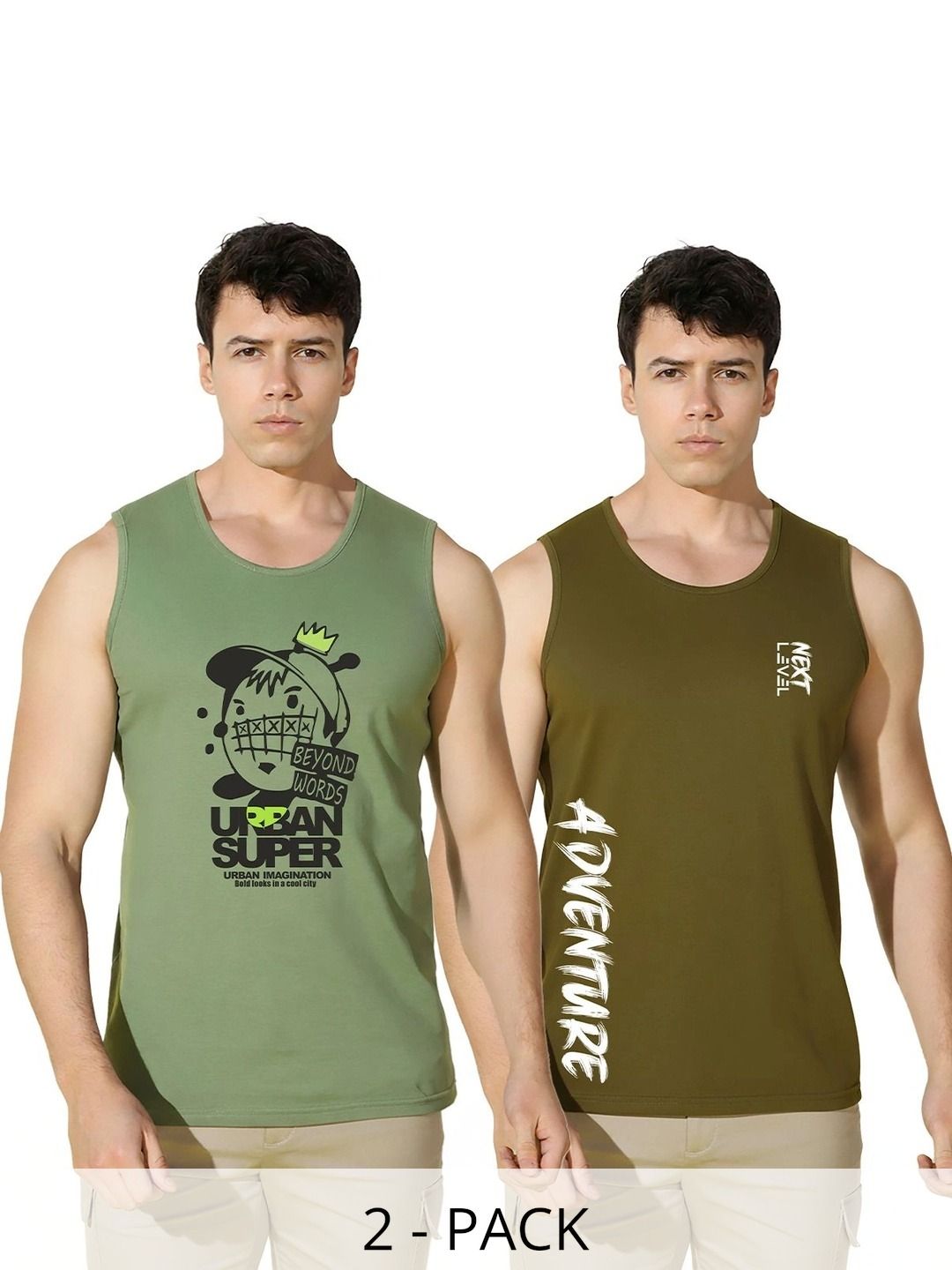 SLOWLORIS Men 2 Printed T-shirt