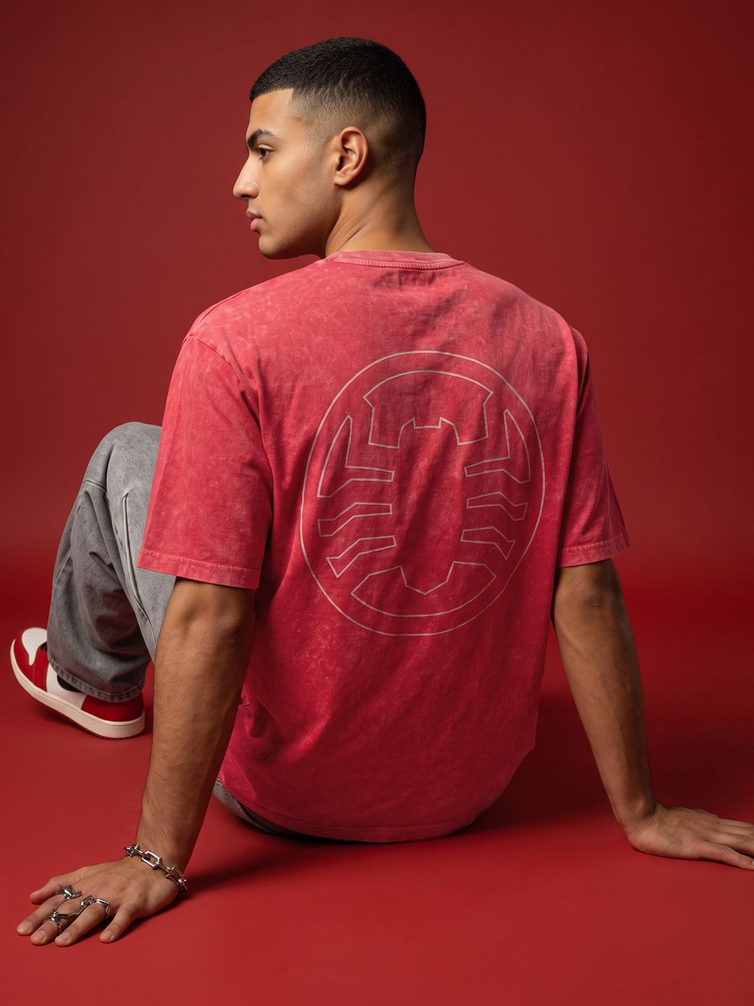 MARVEL STREET Relaxed Fit Spider-Man Graphic Printed Pure Cotton T-shirt