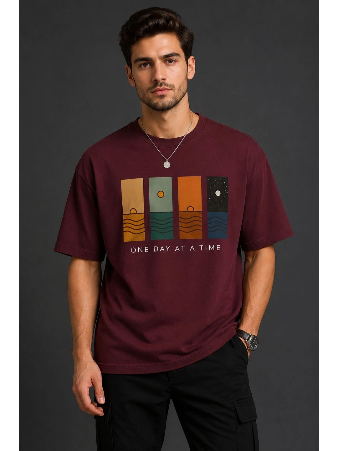 Roadster Men Printed T-shirt
